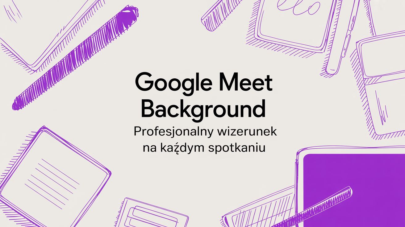 Google Meet background: Profesjonalny wizerunek na każdym spotkaniu