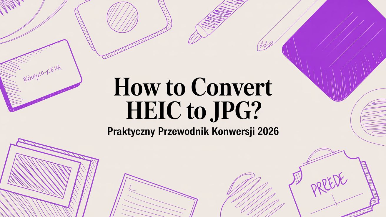 How to convert heic to jpg? Praktyczny przewodnik konwersji 2026