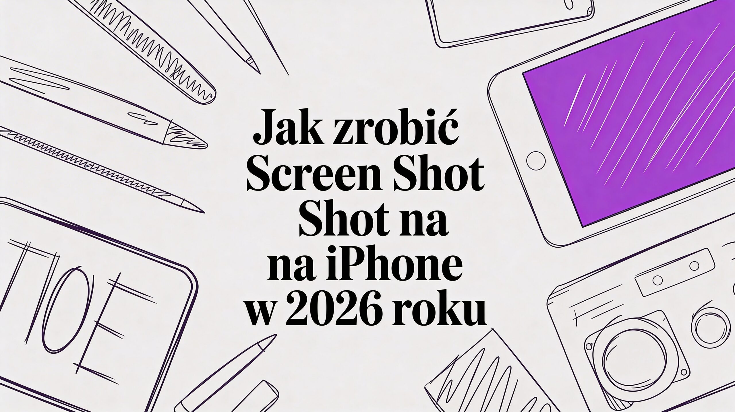 Jak zrobić screen shot na iPhone w 2026 roku