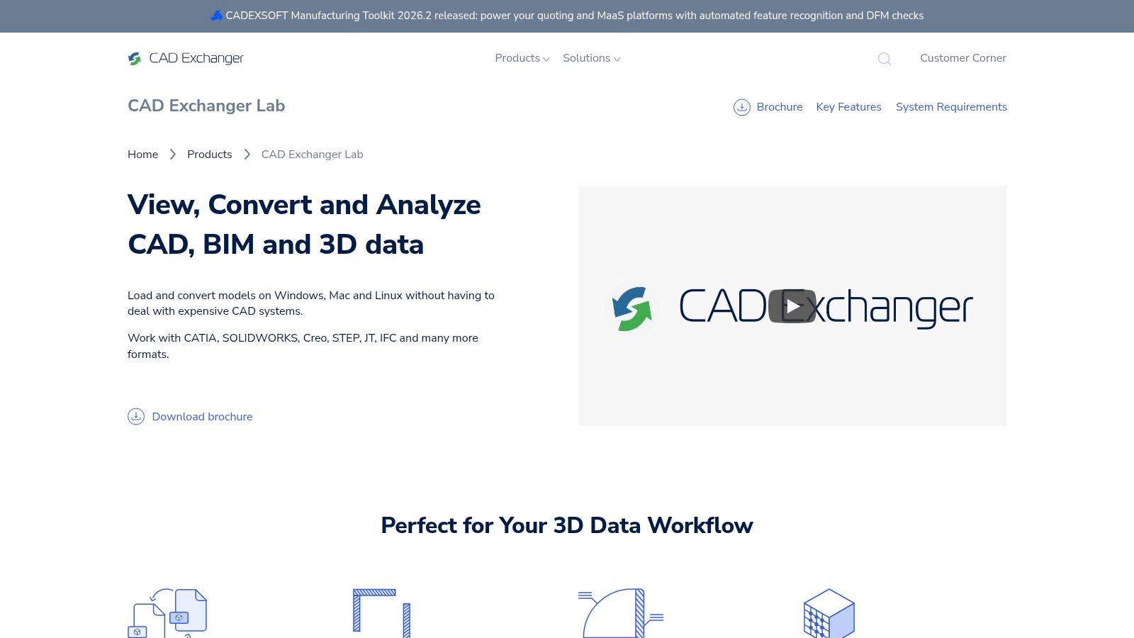 Przegląd modelu w CAD Exchanger Lab