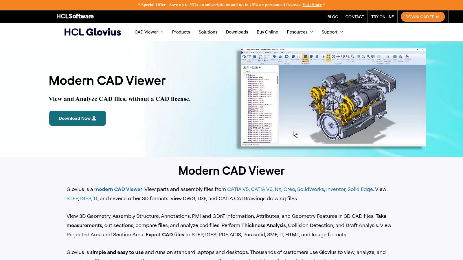 Glovius – Modern CAD Viewer (HCL)